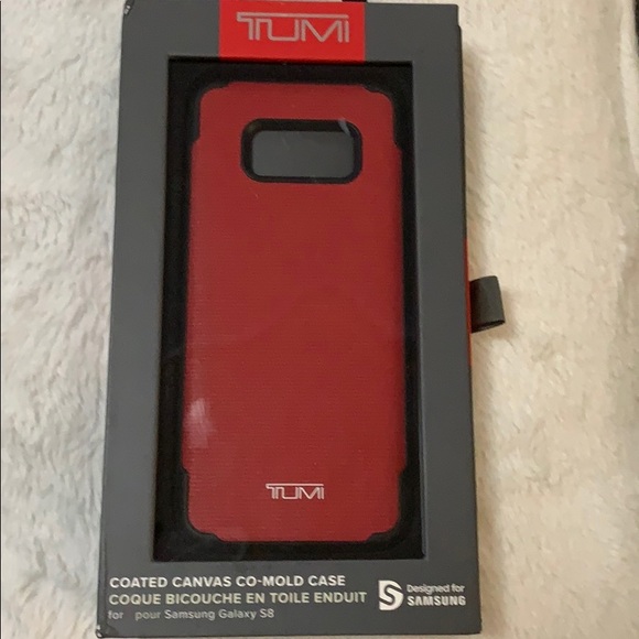 Tumi Red Phone Coated Canvas Co-Mold CaseGalaxy S8 - Picture 7 of 7